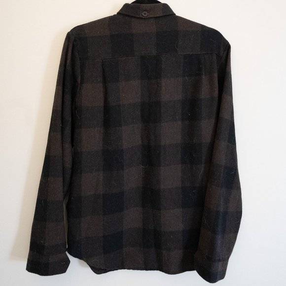 Comune Wool Flannel Button Up Shirt - Picture 2 of 2